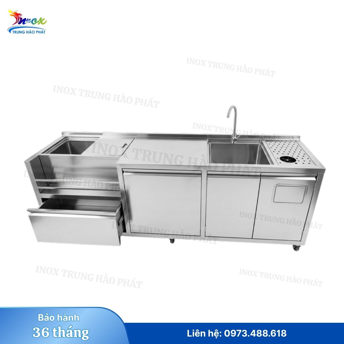 QUẦY PHA CHẾ CÓ BỒN RỬA